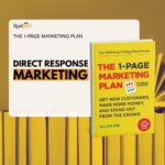 Marketing plan page focused on direct response strategies and tactics for effective audience engagement.