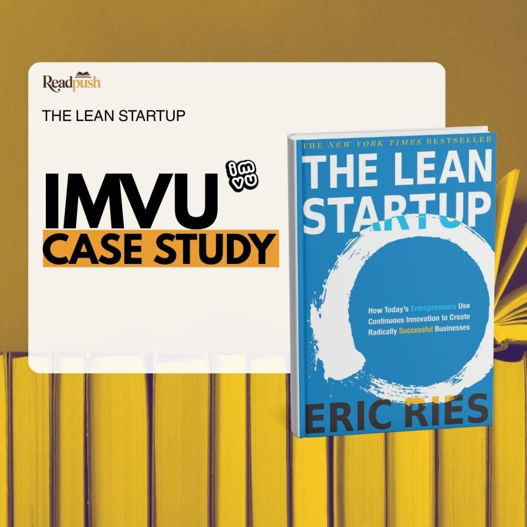 The Lean Startup book alongside a Lean Case Study, showcasing innovative business strategies and methodologies.