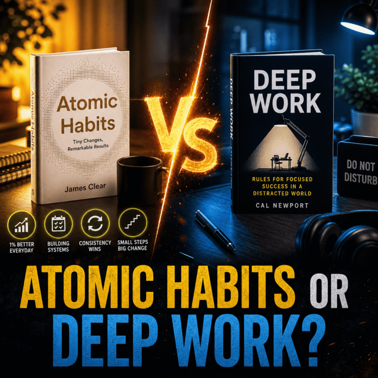 Atomic Habits vs Deep Work