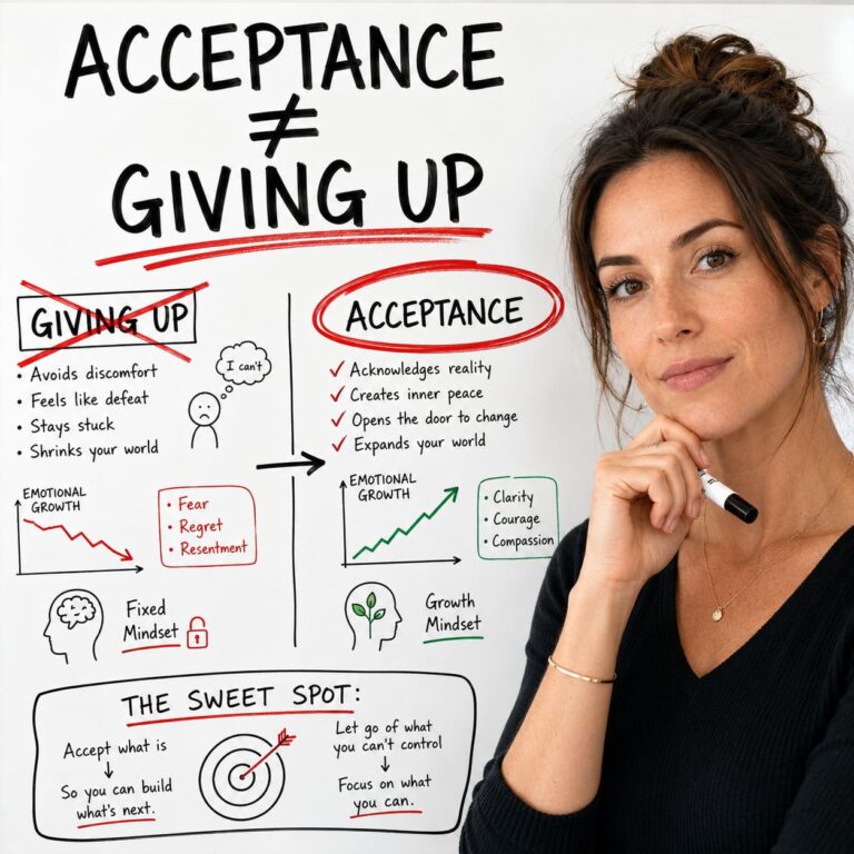 Radical Acceptance is not giving up on yourself